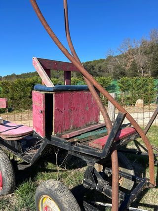 Carro cabrio con lanzas