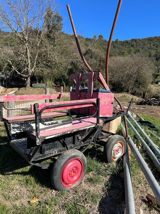 Carro cabrio con lanzas