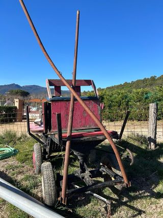 Carro cabrio con lanzas