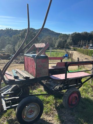 Carro cabrio con lanzas