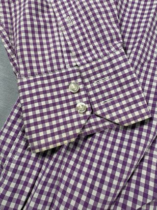 Camisa Tommy Hilfiger Morada Cuadros
