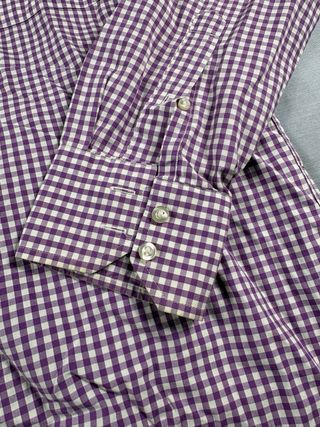 Camisa Tommy Hilfiger Morada Cuadros