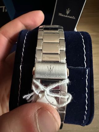 Reloj Maserati Cronógrafo Verde y Plateado