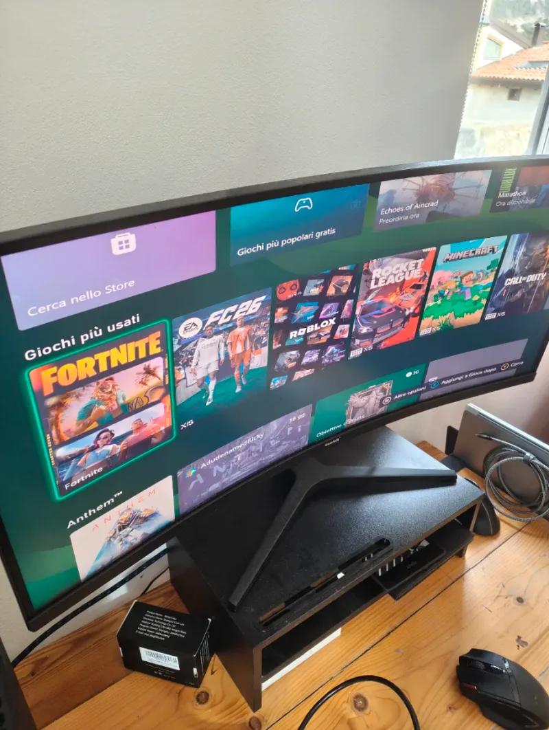 Monitor curvo de 34 pulgadas, 4K, HDR10 afbeelding 2