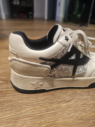 Bambas Ash plateadas talla 39