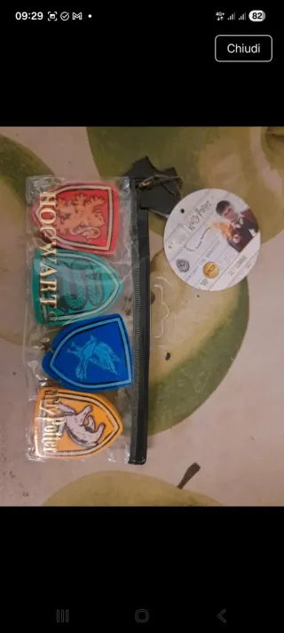 Set Gomme Harry Potter Hogwarts