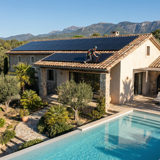 Instalacion económica de paneles solares.