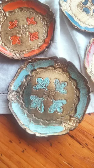 6 Sottobicchieri Firenze vintage