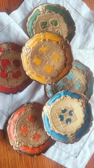 6 Sottobicchieri Firenze vintage