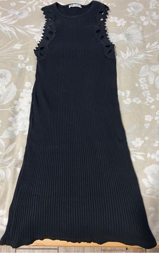 Vestido Negro Zara Talla XS