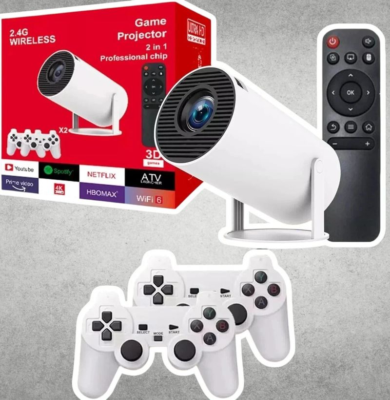 Proyector de Juegos Retro Android 11 HD 4K portátil