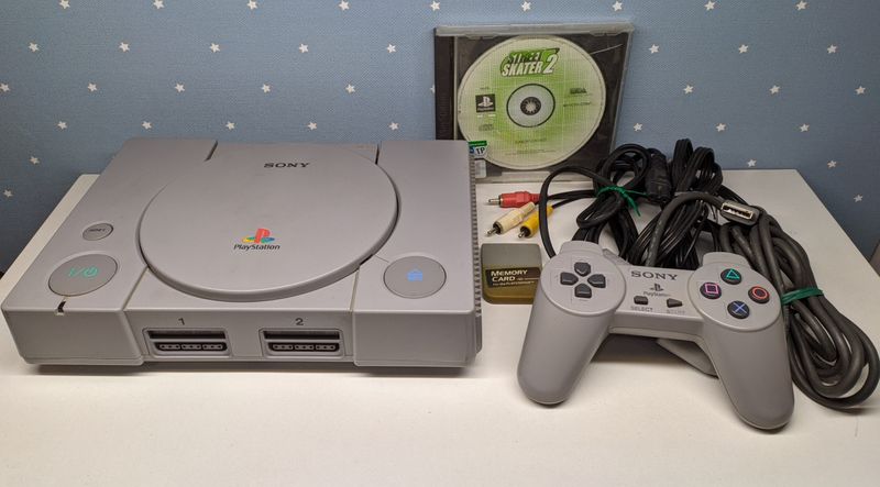Consola PS1 PSX SCPH 9002 + Juego + FreePS XB Ot afbeelding 2