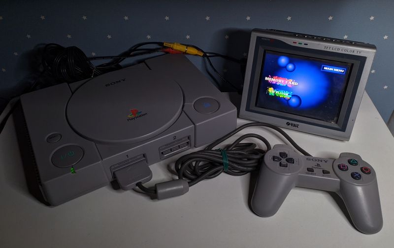 Consola PS1 PSX SCPH 9002 + Juego + FreePS XB Ot afbeelding 8