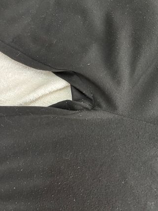 Pantalón chándal negro bombacho puños en piernas