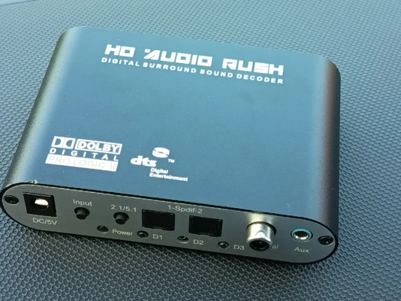 Decodificador Audio HD Audio Rush Dolby DTS