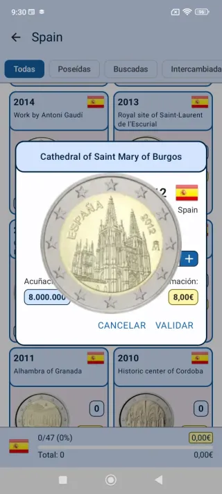 Monedas Conmemorativas España