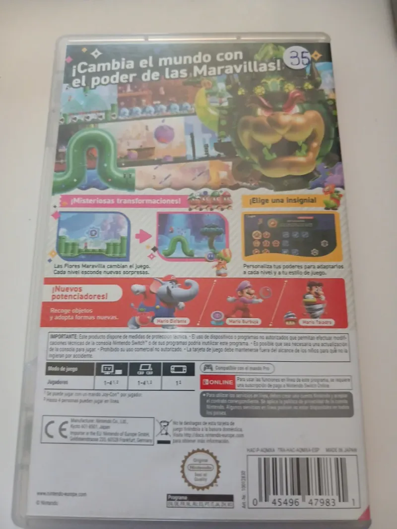 Super Mario Bros. Wonder Nintendo Switch afbeelding 2