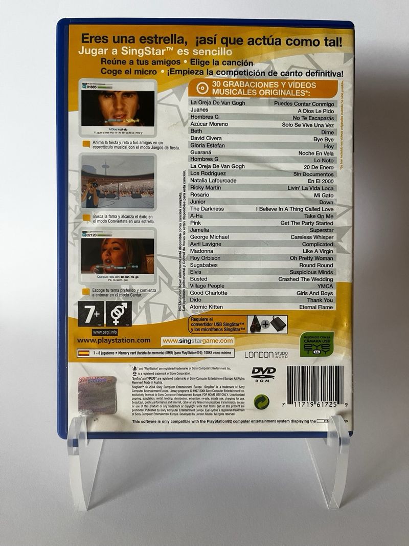 Singstar Karaoke PS2 (PlayStation 2) afbeelding 2