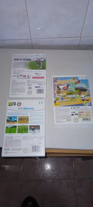 Juegos Wii: Wii Sports, Planet 51, FIFA 15