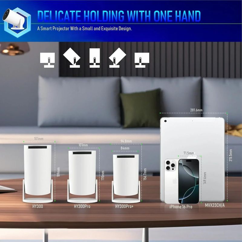 Proyector Portátil Wifi Bluetooth Android Integrad afbeelding 5