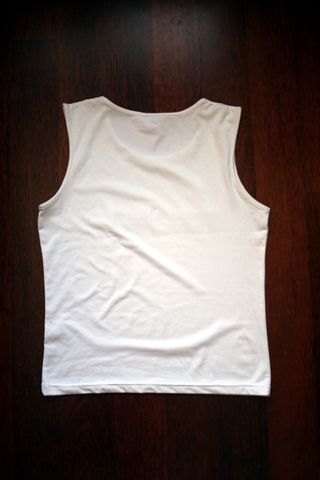 Top Terranova Mujer Talla L Abalorios Blanco