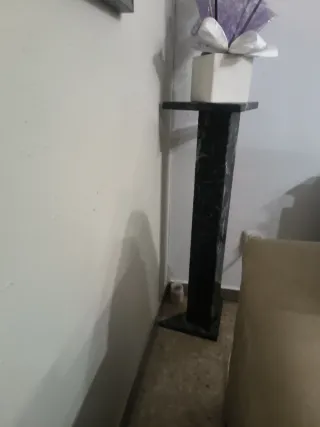 Mesa redonda cristal y 4 sillas