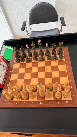Ajedrez de madera