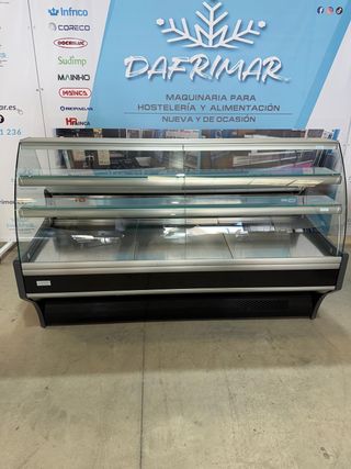 Vitrina expositora cristal curvo Docriluc