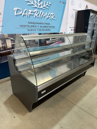 Vitrina expositora cristal curvo Docriluc