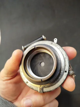 Obturador de cámara antiguo