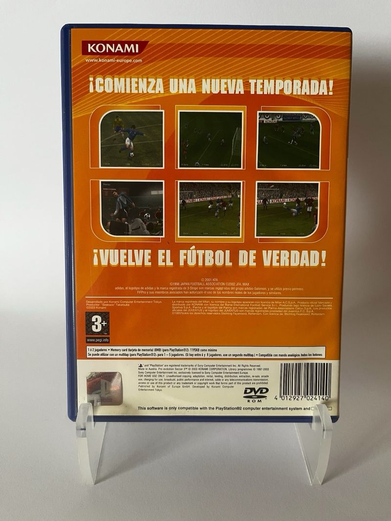 Pro Evolution Soccer 3 PS2 Konami afbeelding 2