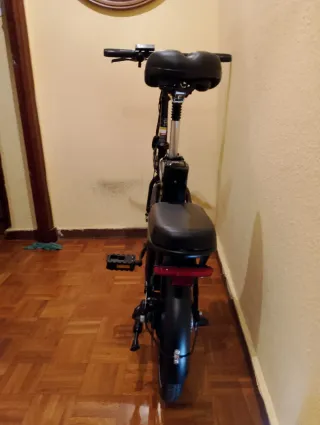 Bicicleta Eléctrica Plegable 250W Negra