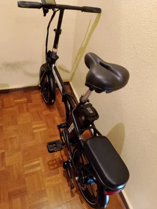 Bicicleta Eléctrica Plegable 250W Negra