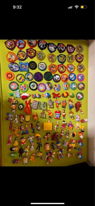 Tazos y juguetes Kinder a 0,9€