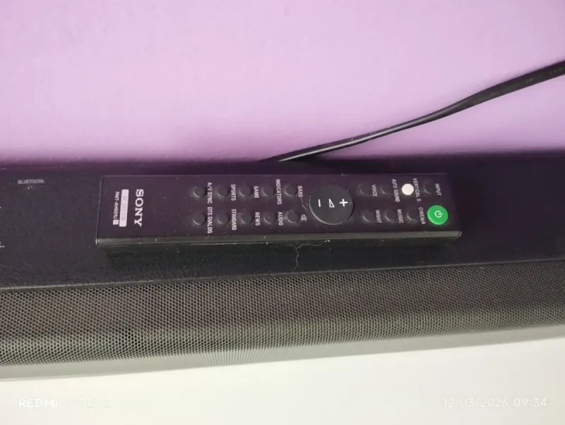 Barra de Sonido Sony Negra