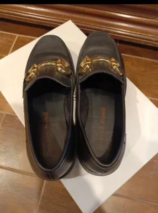 Mocassini donna neri Francesco Brunelli