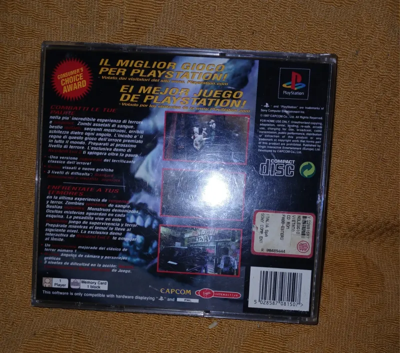 Resident Evil Director's Cut PS1 PAL afbeelding 2