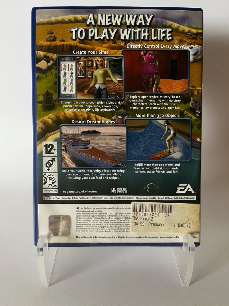 The Sims 2 PS2 (PlayStation 2) EA afbeelding 2