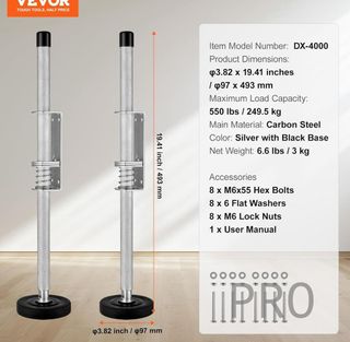 Nivelador de escalera de extensión - Vevor