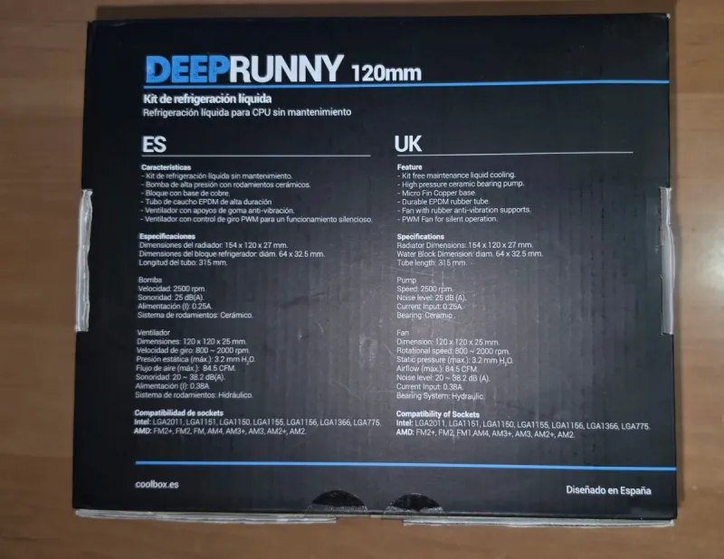 CoolBox DEEPRUNNY 120mm Refrigeración Líquida afbeelding 2
