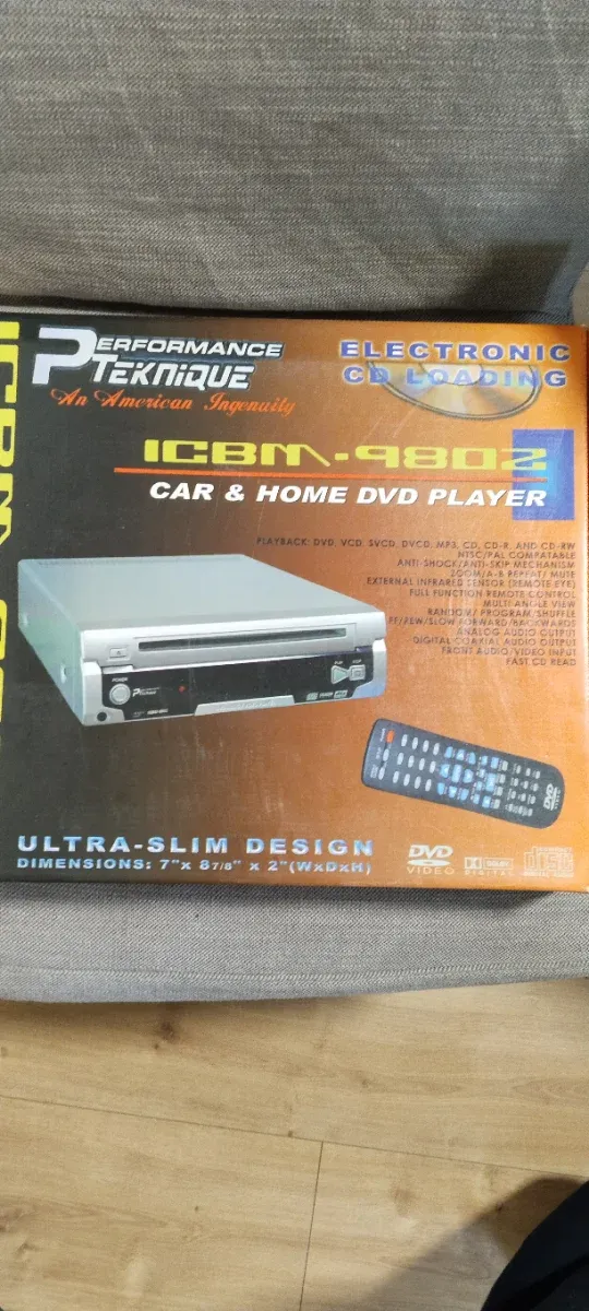 Reproductor DVD Performance Technique ICBM-9802