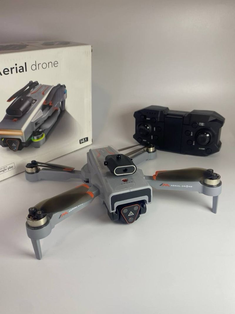 Dron Aerial Nuevo Gris y Naranja afbeelding 2