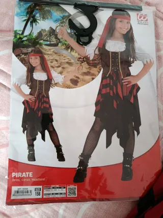 Disfraz Pirata Niña Talla 11/13 años