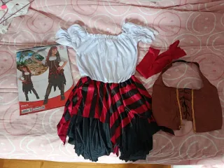 Disfraz Pirata Niña Talla 11/13 años