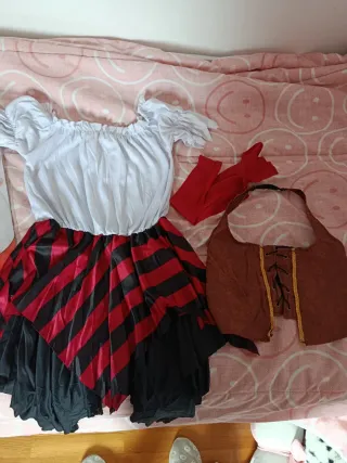 Disfraz Pirata Niña Talla 11/13 años