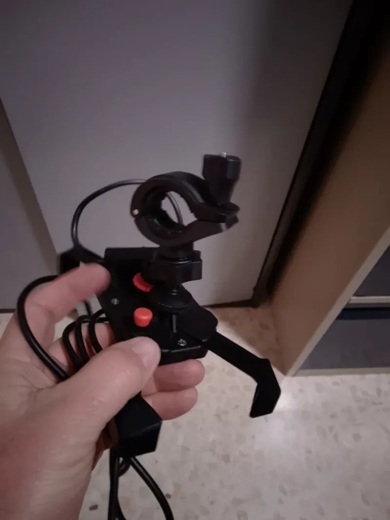 Soporte móvil negro con cable afbeelding 5