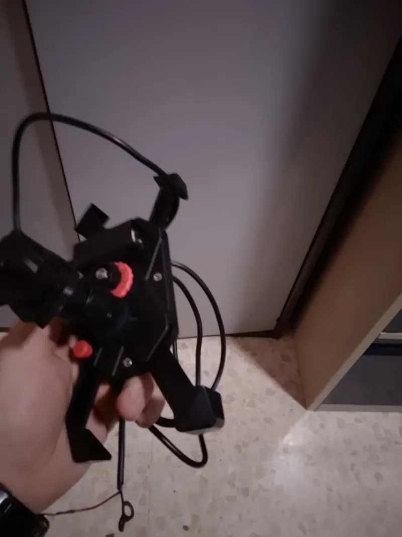 Soporte móvil negro con cable afbeelding 8