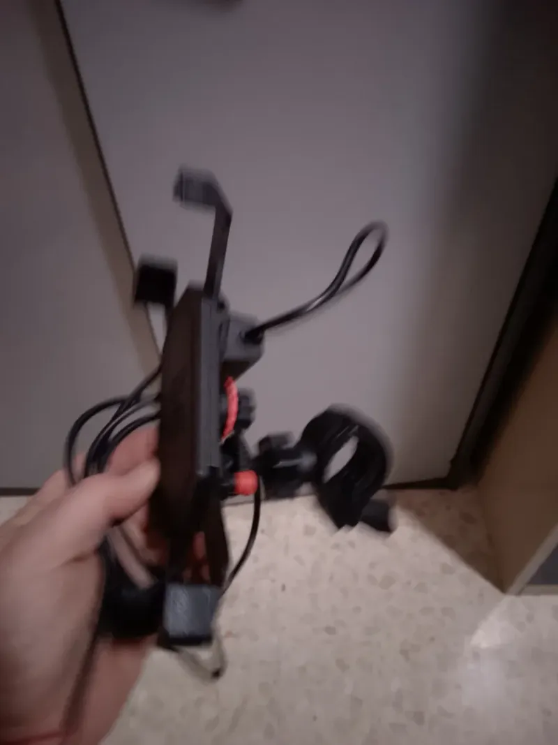 Soporte móvil negro con cable afbeelding 9