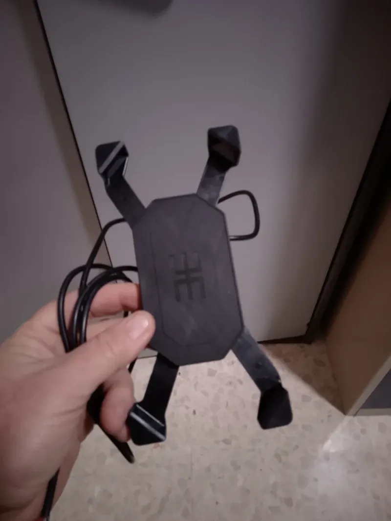 Soporte móvil negro con cable afbeelding 10