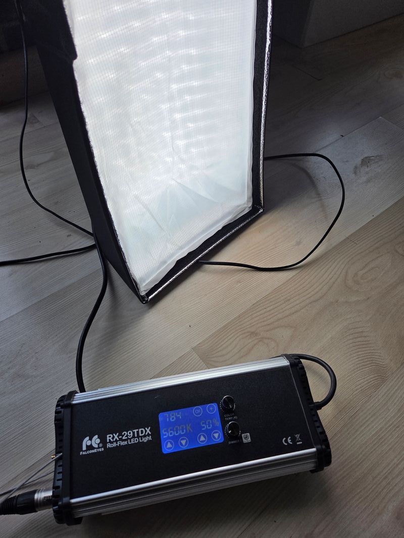 Panel LED Falcon Eyes RX-29TDX + Softbox afbeelding 6
